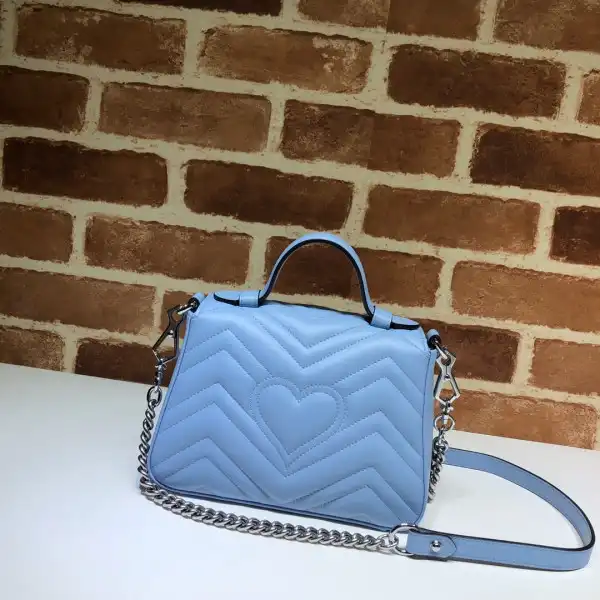 Affordable GUCCI GG Marmont mini top handle bag 0125