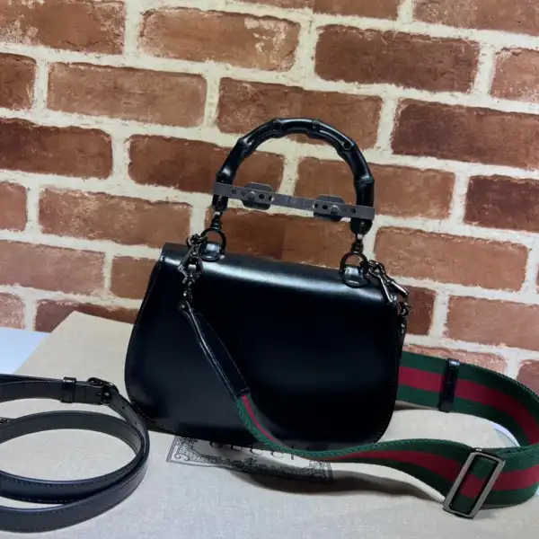 Affordable Gucci Small top handle bag with Bamboo 0125