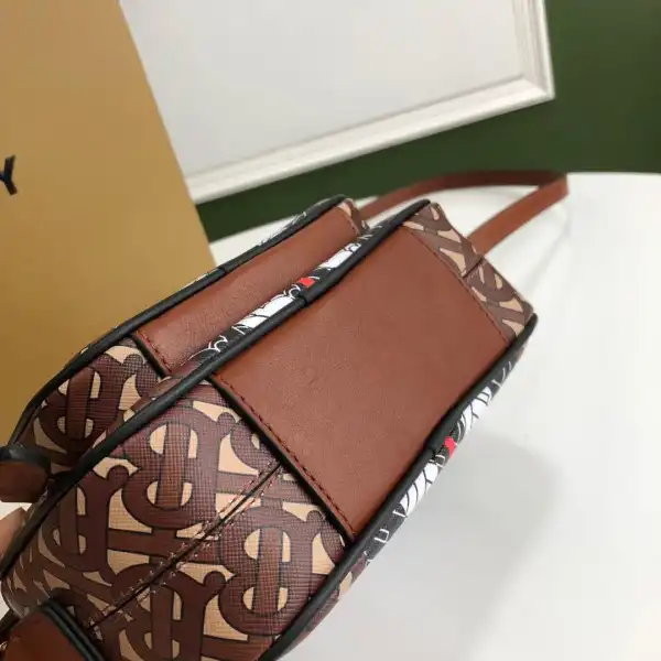 Affordable BURBERRY Monogram Stripe E-canvas Camera Bag 0122