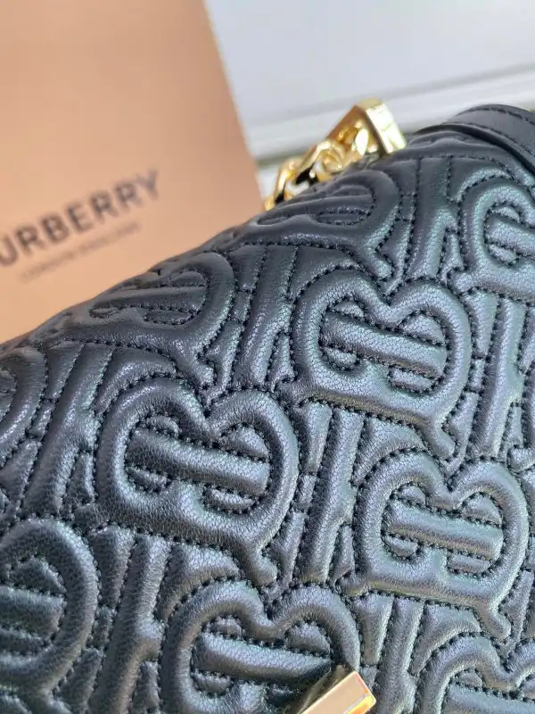 Cheap BURBERRY Small Quilted Monogram Lambskin TB Bag 0122